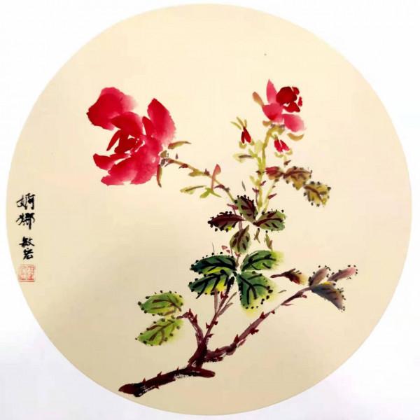 謝敏宏畫小品《四季平安》、《節節高》欣賞