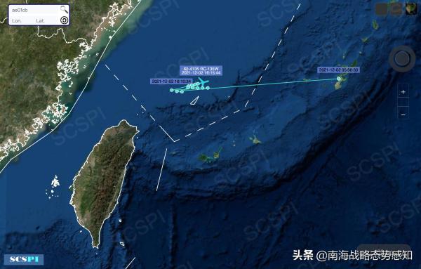 美軍機在釣魚島以北不到13海里活動