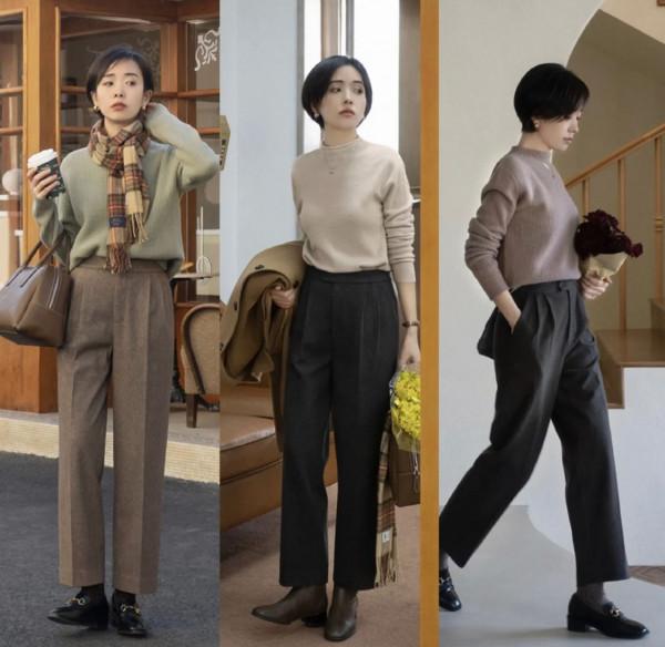 天冷就穿“羊毛衫+加絨褲”，保暖又洋氣，真正適合普通中年女人