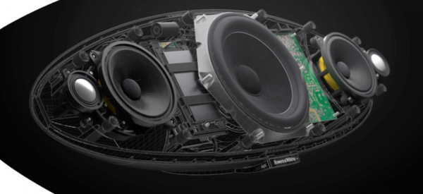 桌面HIFI顏值一哥，灰色B&amp;W齊柏林外形更高冷，功率增至240W