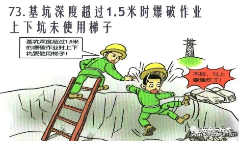 最新安全生產百錯圖及漫畫！（收藏學習）