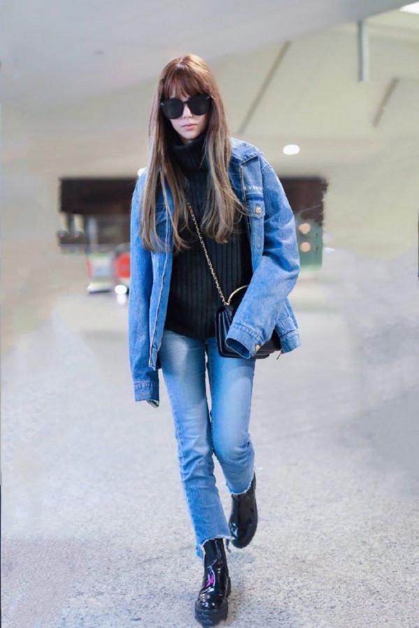 天王嫂昆凌不走甜美風,牛仔套裝帥出天界,怪不得迷倒周董 天王嫂昆凌不走甜美風,牛仔套裝帥出天界,怪不得迷倒周董