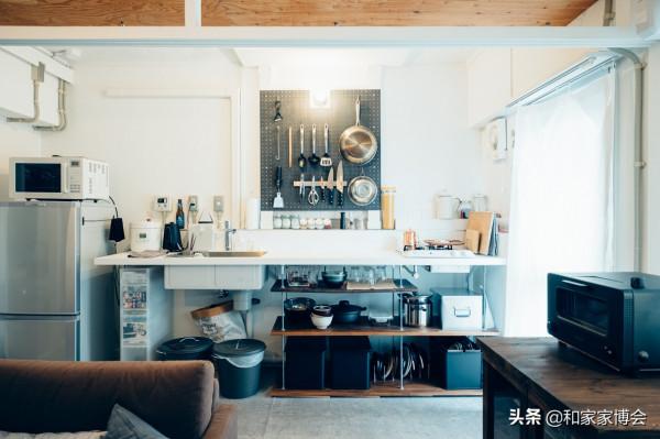 自由工作者用開放式收納實現短時間料理的“理想廚房”