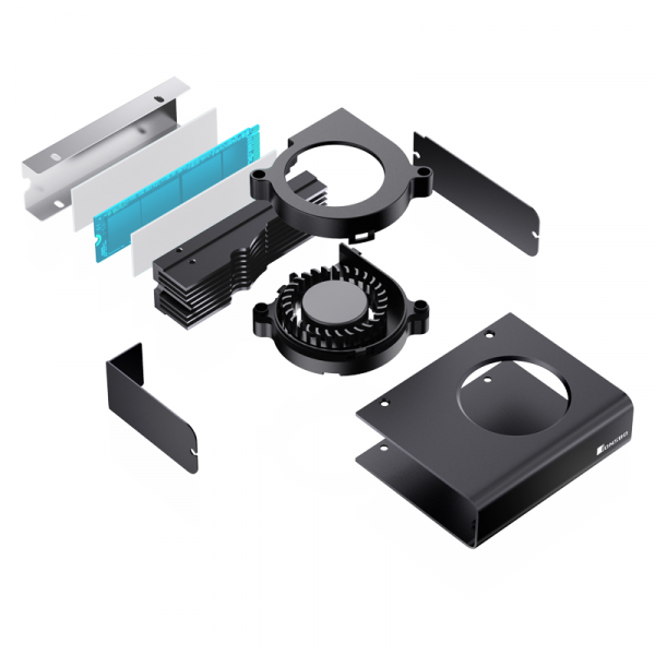 溫度下降顯著,硬碟的好伴侶:喬思伯釋出M.2主動散熱器 溫度下降顯著,硬碟的好伴侶:喬思伯釋出M.2主動散熱器