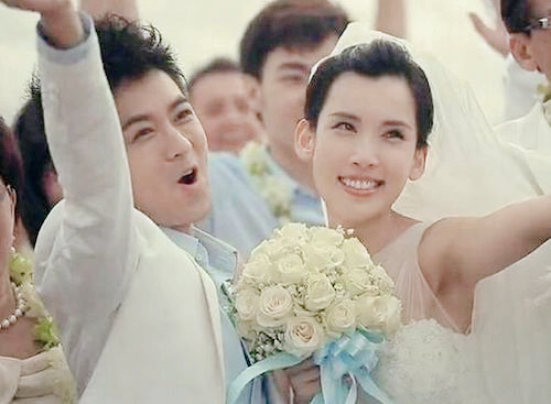 為林志穎隱婚生子，秘戀五年才擁有名分，結婚四年後才補辦婚禮