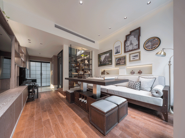 上海75㎡老房，請到史南橋大師改造，花費87萬9成了弄堂裡的別墅