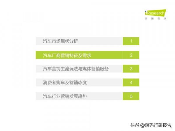 2021年中國汽車行業營銷研究報告：洞見新消費