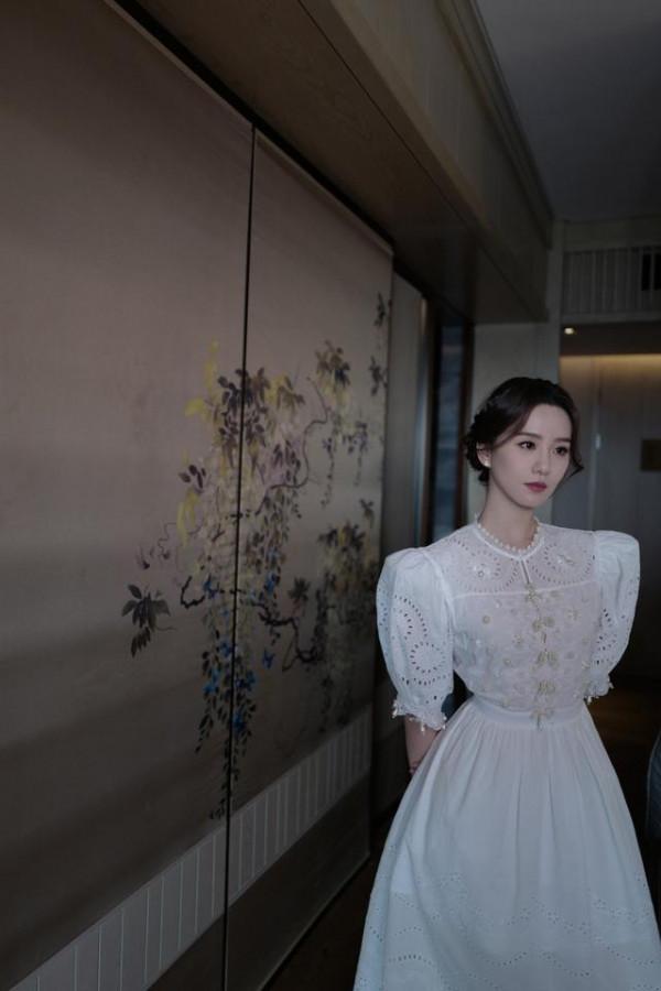劉詩詩的氣質85花中拔尖，穿泡泡袖裙出席活動，優雅溫柔人淡如菊