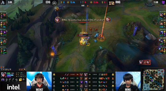 LOL-S11淘汰賽:小虎刀妹打出對線單殺,RNG 1-0擊敗EDG拔得頭籌 LOL-S11淘汰賽:小虎刀妹打出對線單殺,RNG 1-0擊敗EDG拔得頭籌