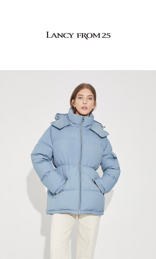 短款羽絨服怎麼搭配好看