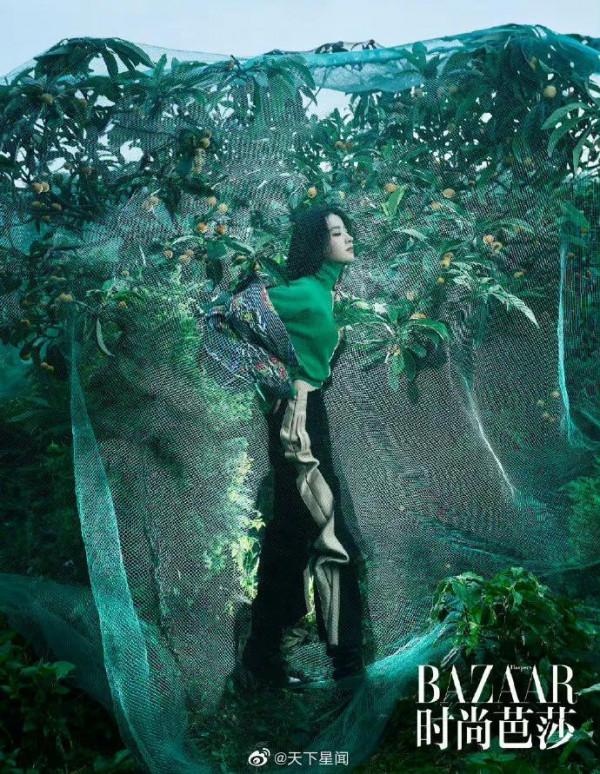 劉亦菲《時尚芭莎》封面,九登芭莎​​​ 劉亦菲《時尚芭莎》封面,九登芭莎​​​