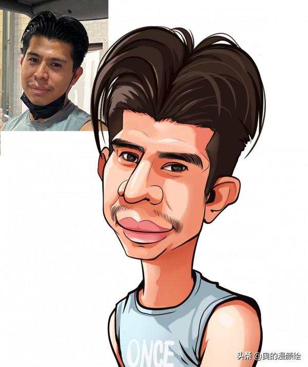 2021年畫的人物肖像漫畫作品精選