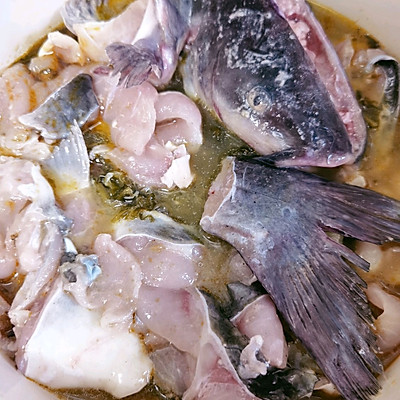 這道美味酸菜魚香極了，兒子三天兩頭就要吃