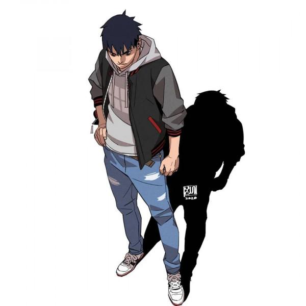 畫熱血漫畫的人設，真酷