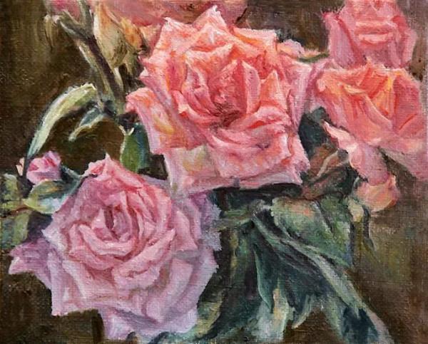 加拿大女畫家海琳的油畫，有種沐浴陽光的暖感