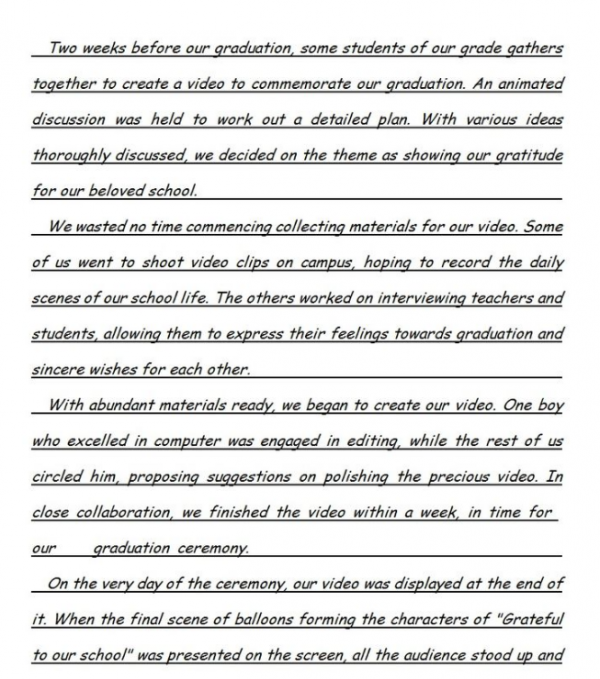 學霸的英語作文是如何拿到滿分的,可借鑑 學霸的英語作文是如何拿到滿分的,可借鑑