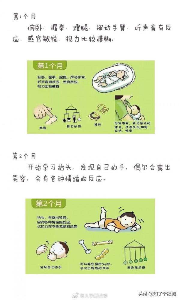 寶寶幾個月會翻身？幾個月走路？多大才會自己吃東西？