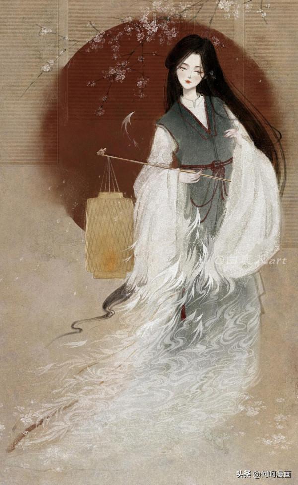 造型漂亮色彩唯美的一組國風（古典）人物插畫作品！讓人賞心悅目