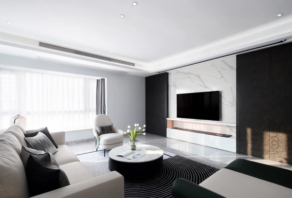 大理石背景牆成為當代年輕人的首選，氣質真的不錯