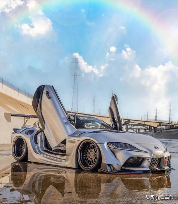 全套HKS寬體+獨特剪刀門,最帥的豐田GR Supra考慮一下? 全套HKS寬體+獨特剪刀門,最帥的豐田GR Supra考慮一下?