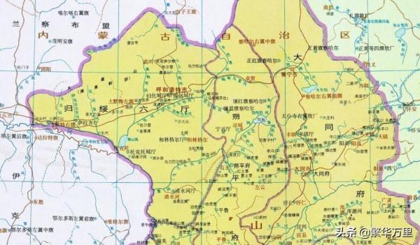 山西與內蒙古的區劃變動，山西省12個縣，為何劃入了內蒙古？