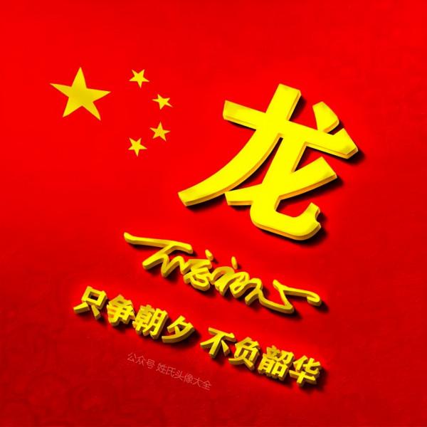 200張正能量姓氏頭像，張張精品，只爭朝夕 不負韶華