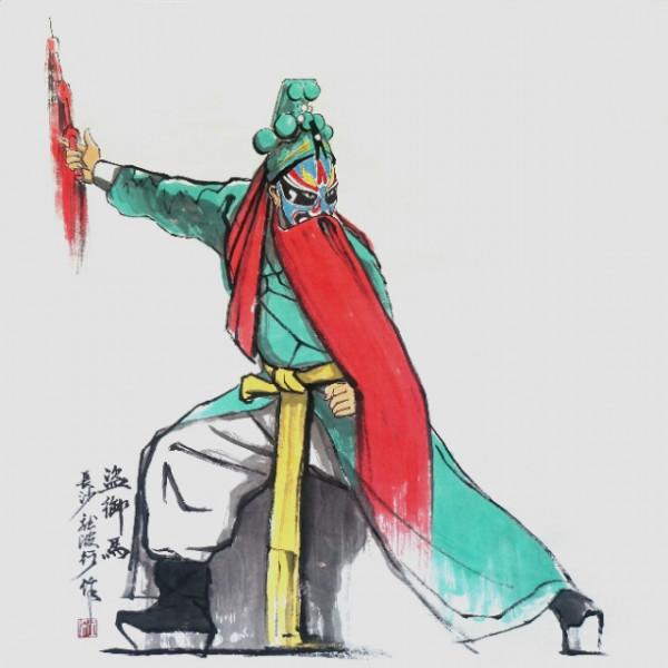 業餘畫家龍波行、作品精湛很正點