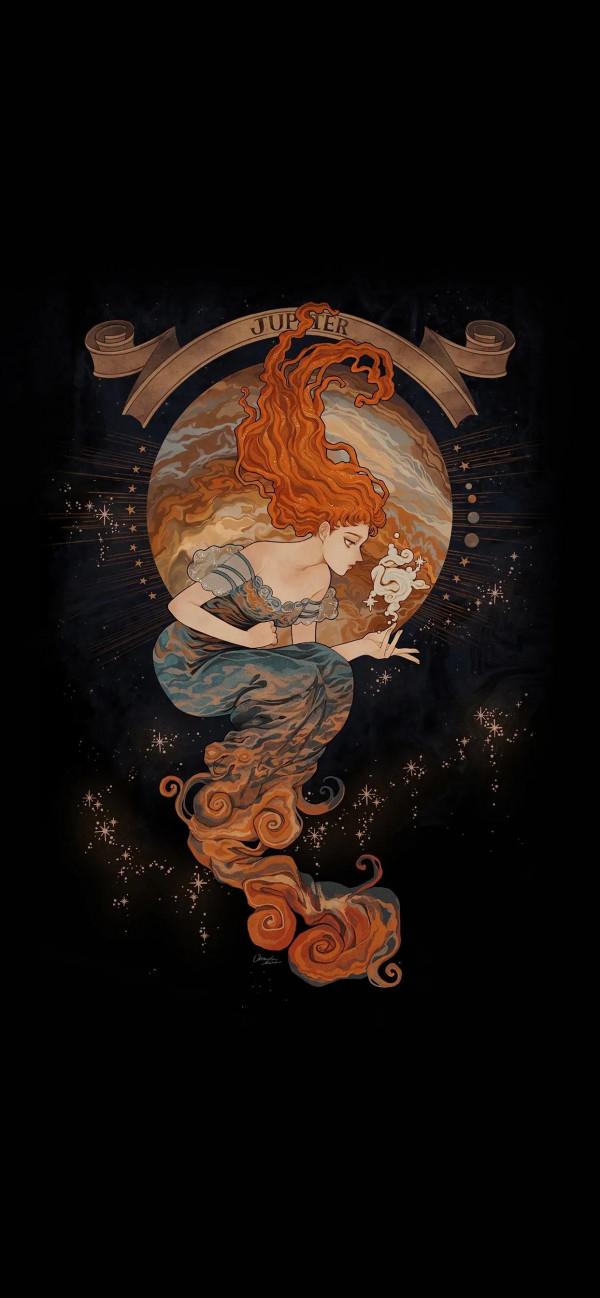 桌布｜行星女神像