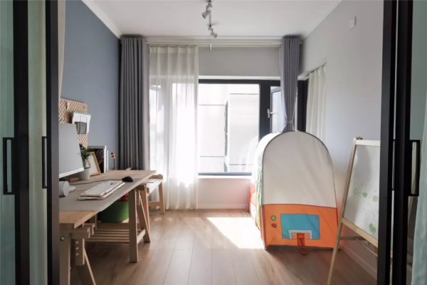 100平現代北歐風裝修案例，穩重中帶有輕鬆