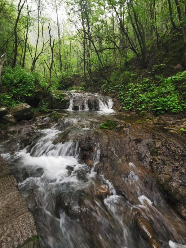 雨中游洛陽重渡溝