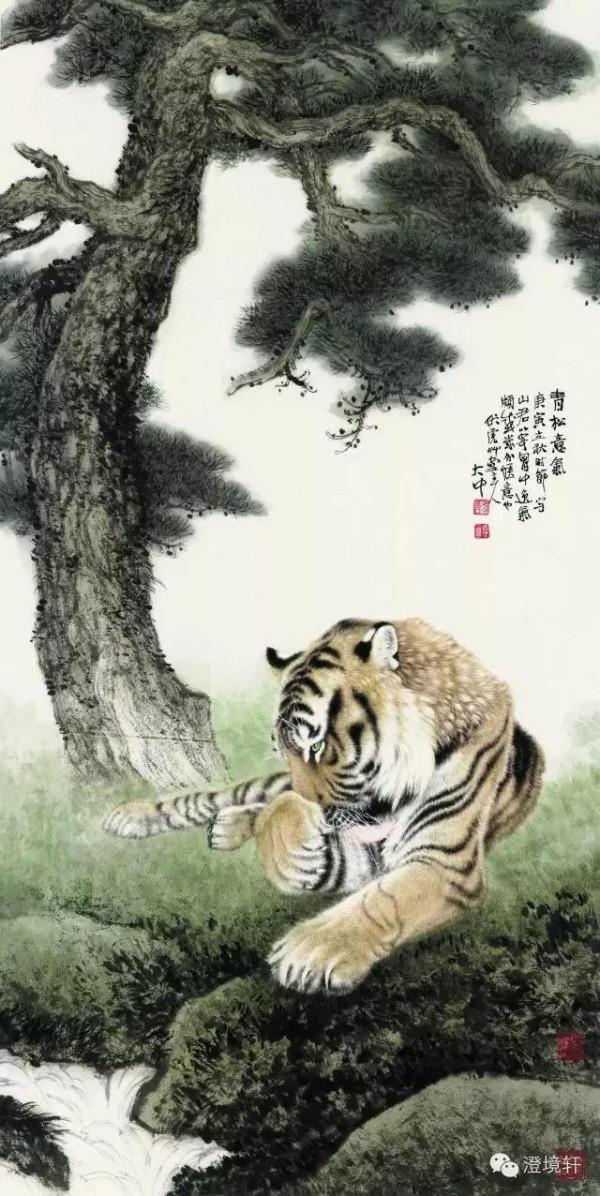 &OpenCurlyDoubleQuote;虎&rdquo;奮四蹄騰空躍，百卉爭妍迎新春（柳橋峪村）