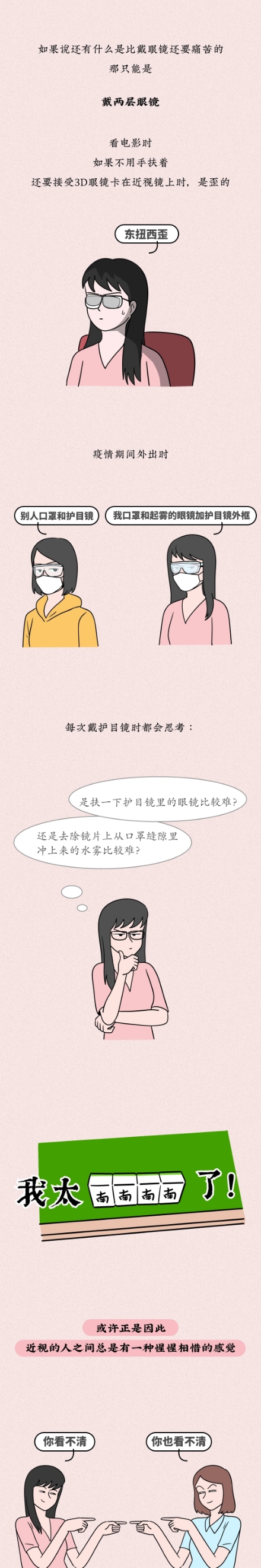 近視眼的人生活太不容易了(漫畫) 近視眼的人生活太不容易了(漫畫)