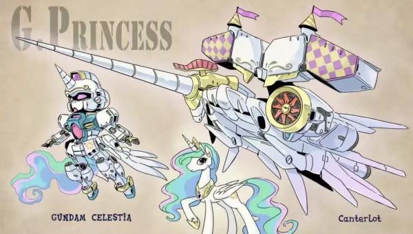 小馬寶莉風格高達設計，大家喜歡哪款？