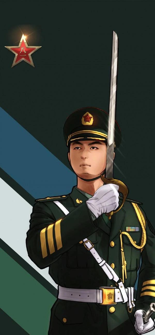 硬核軍人手機桌布：青春有很多樣子，很慶幸青春裡有穿軍裝的樣子