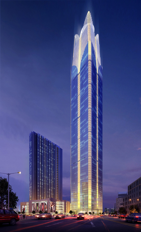 中國面向東盟的核心城市—南寧！CBD核心區，5座摩天樓引領天際線