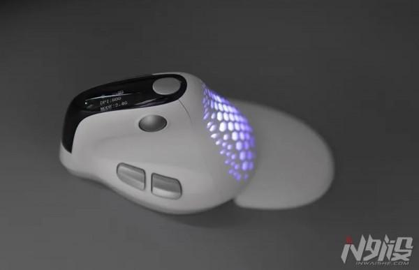 多彩M618XSD探索者垂直人體工學無線滑鼠圖賞