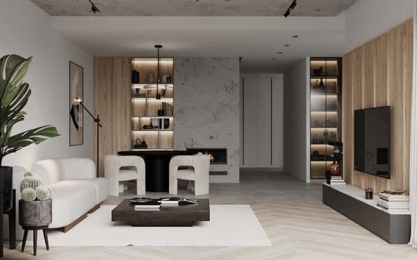 原木+高階灰 簡約卻不失精緻