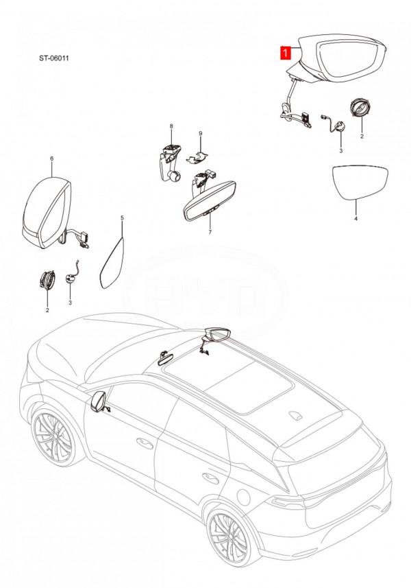 唐DM倒車後視鏡有時不下翻怎麼回事？