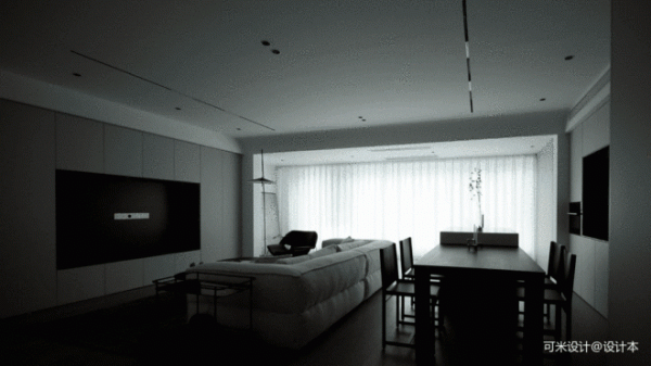 花60萬打造高階簡約的藝術之家，構建整潔有序的居家空間