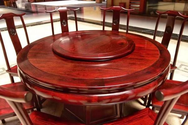 素面圓餐桌九件套