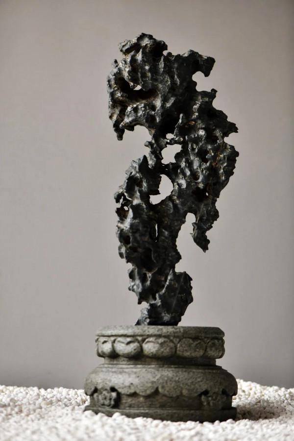 清供｜黑太湖 青石座