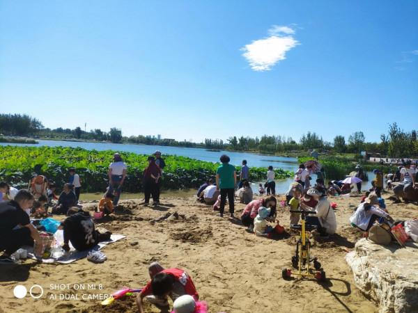 打卡溫榆河公園，體驗沙灘樂趣