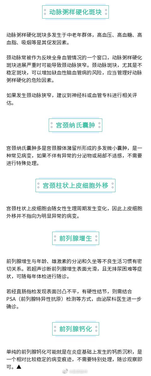 讀懂#體檢報告裡的18個高頻詞#