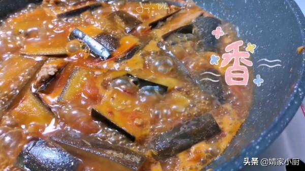 家常版茄子燜面，1分鐘學會，味道絕對一流，一鍋不夠吃