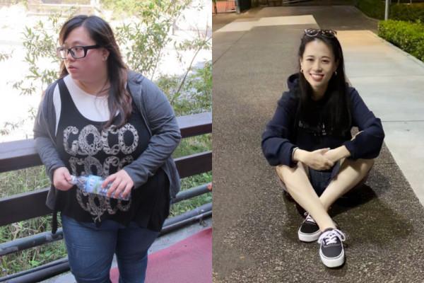 因言語霸凌立志減肥!女網友從135kg→53kg變身正妹 因言語霸凌立志減肥!女網友從135kg→53kg變身正妹