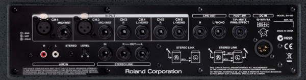 輕量的一體化PA解決方案 | Roland BA-330 立體聲便攜音箱