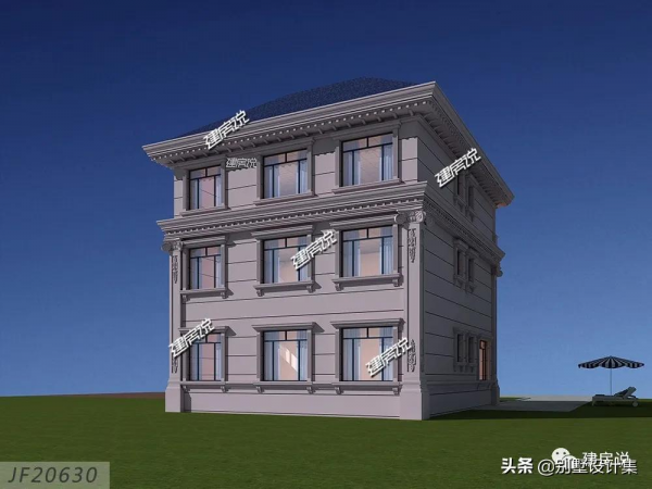 三層歐式別墅，端莊大氣上檔次，看一眼就讓人忘不了