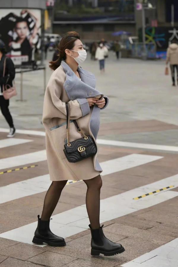 看街拍 識包包：Gucci古馳GG Marmont單肩包10組穿搭