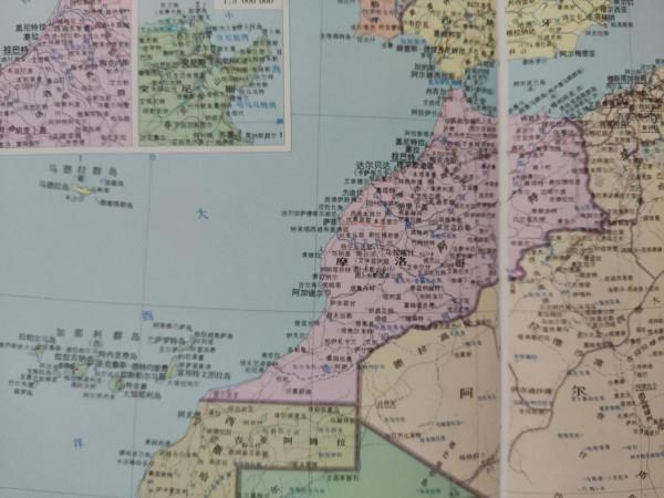 世界地圖變遷史—非洲摩洛哥