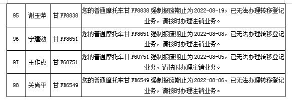 告知 &amp;您的機動車即將達到報廢標準，請及時辦理機動車登出業務